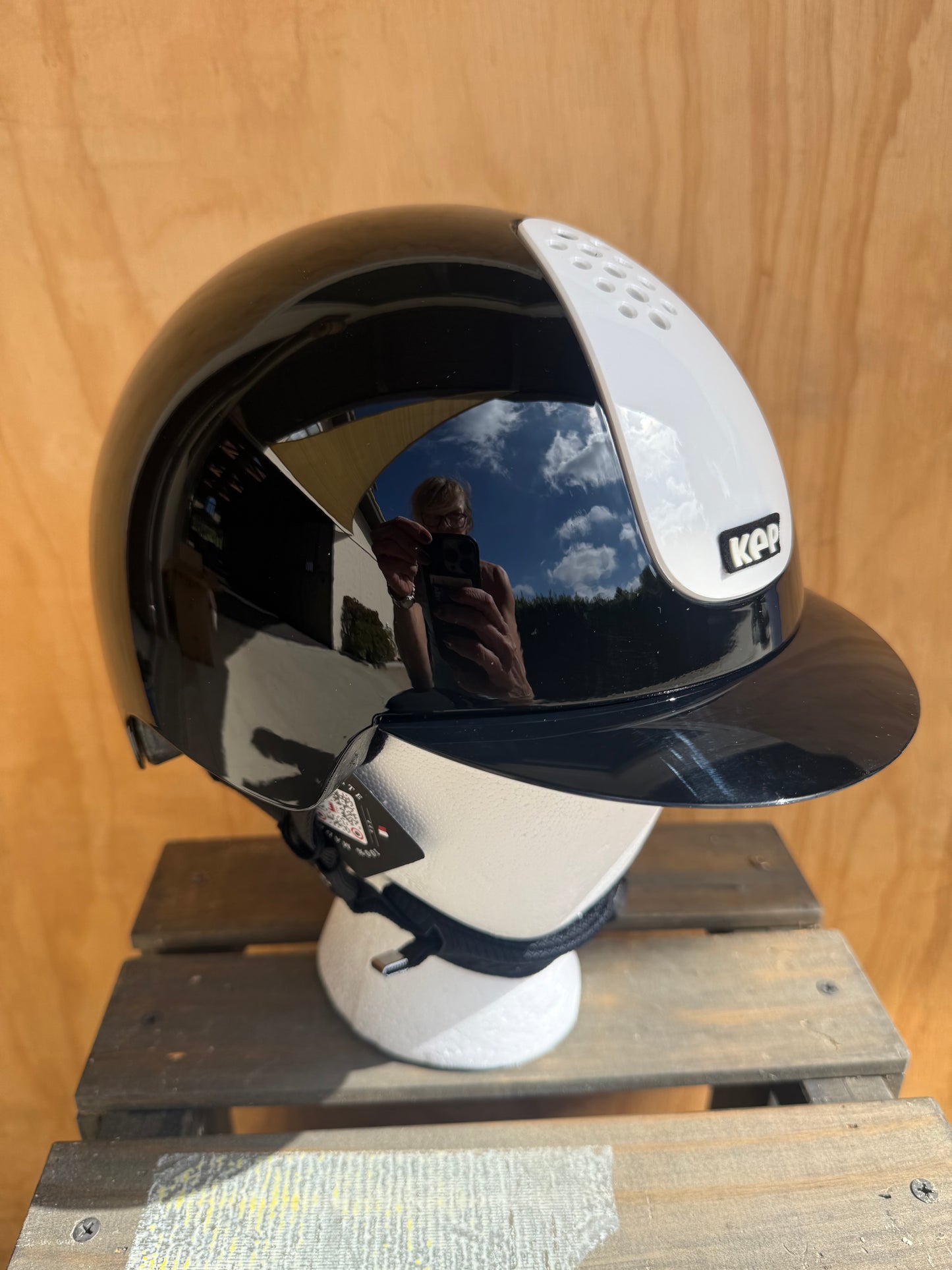 KEPPY KIDS HELMET POLISHED BLACK