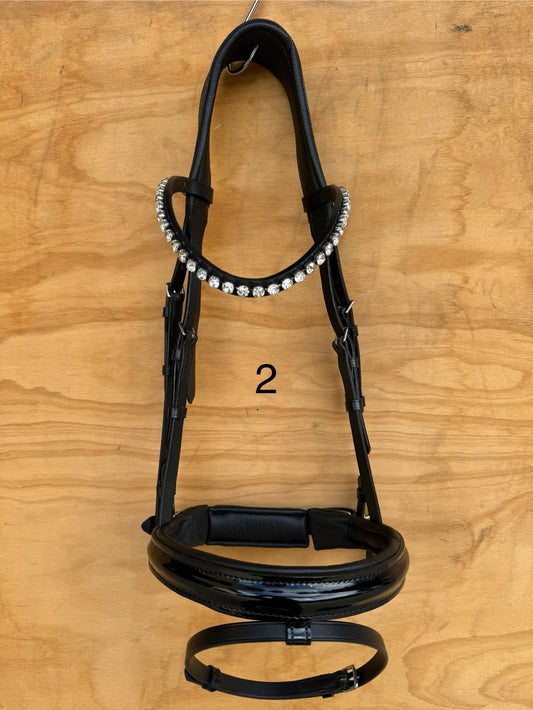 OTTO SCHUMACHER TOKYO SNAFFLE WITH COMFORT XS 4CM ANATOMICAL IN PATENT BLACK