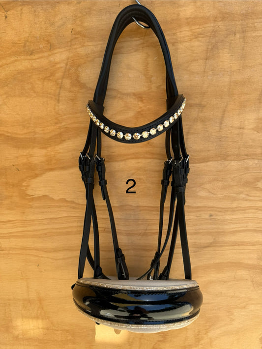 OTTO SCHUMACHER ELEGANT DOUBLE WITH SAND PADDING AND CRYSTAL PIPING