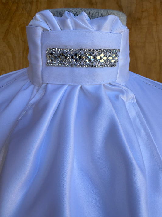 STOCK TIE WITH SILVER APPLICATION