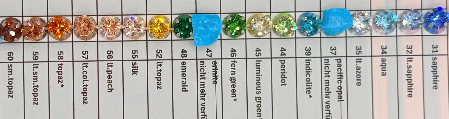OTTO SCHUMACHER CRYSTAL SWATCHES 8MM