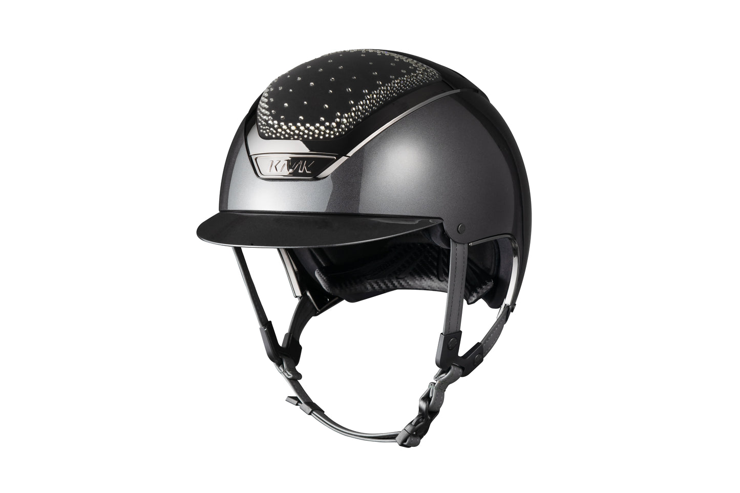 KASK DOGMA SHINY WITH IN AND OUT CRYSTALS