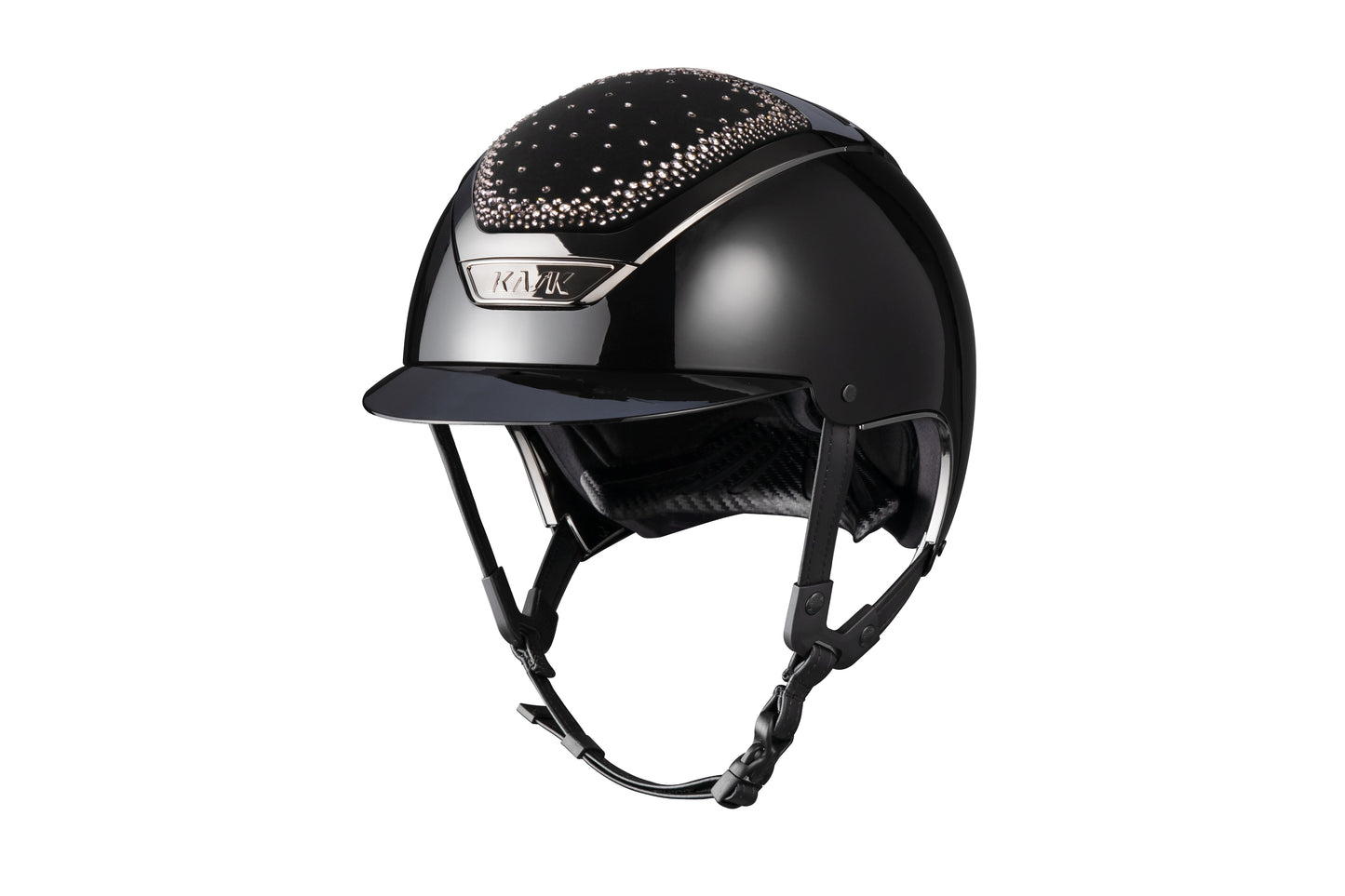KASK DOGMA SHINY WITH IN AND OUT CRYSTALS