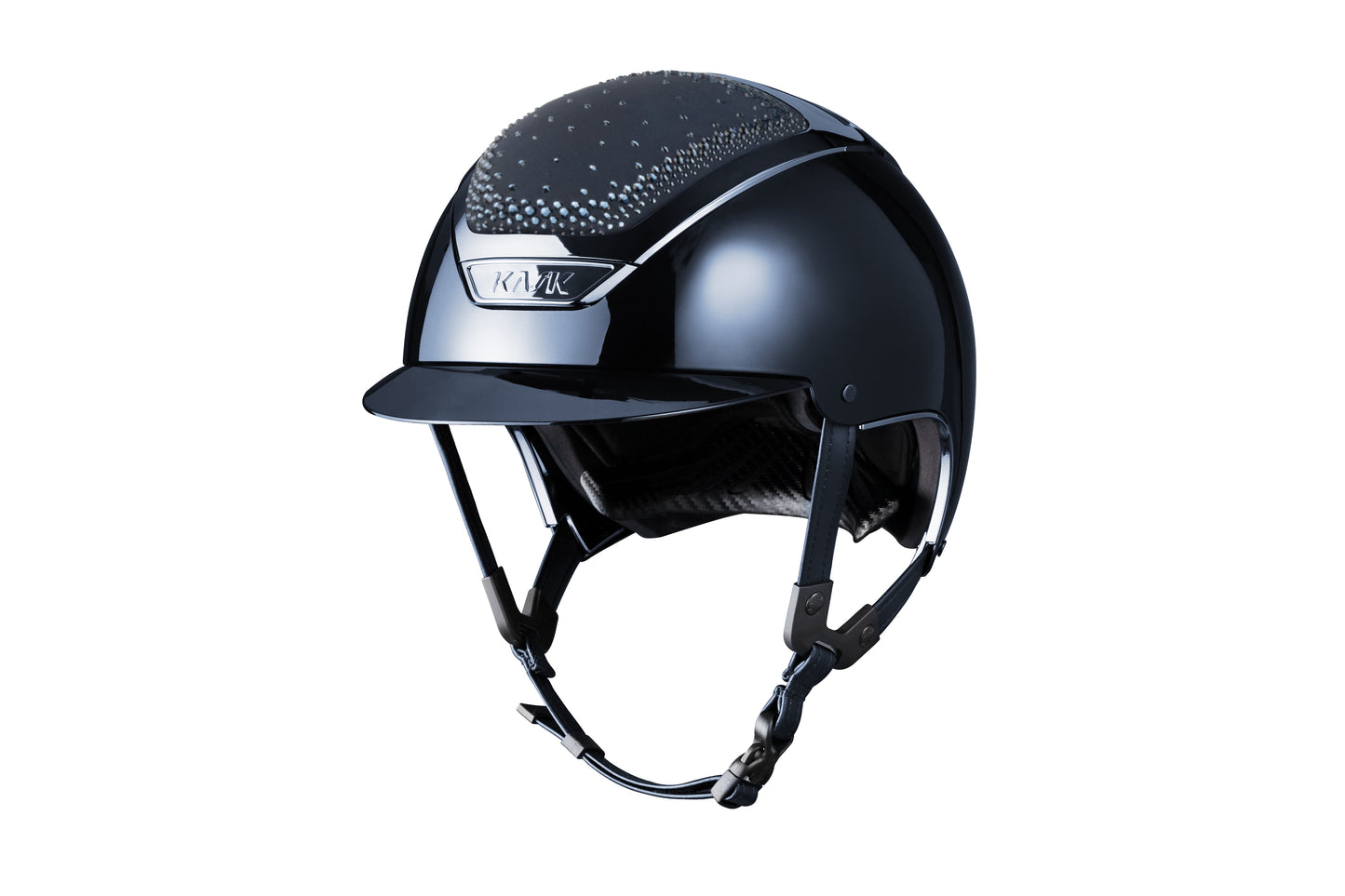KASK DOGMA SHINY WITH IN AND OUT CRYSTALS
