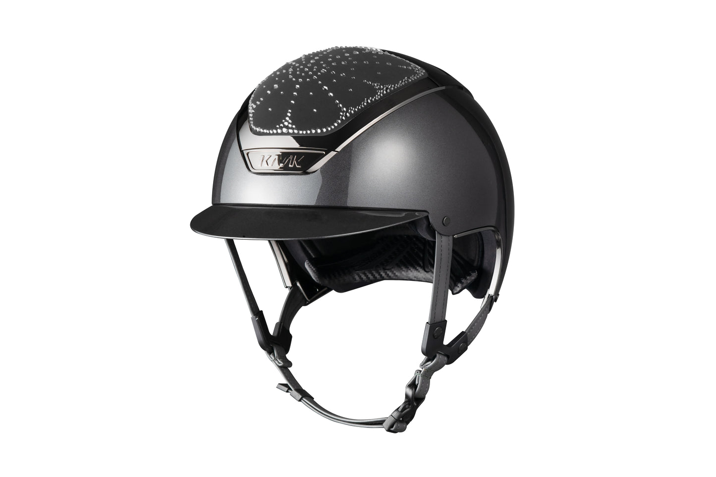 KASK DOGMA SHINY WITH RIVIERA CRYSTALS