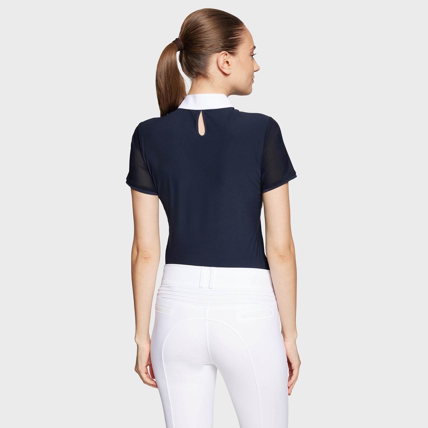SAMSHIELD SHOW SHIRT ALIOSHA WITH CRYSTAL ZIPPER