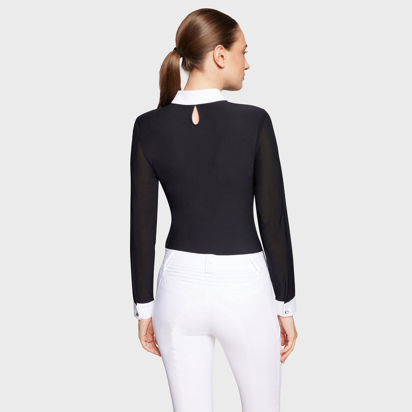 SAMSHIELD SHOW SHIRT ANOUCHKA WITH CRYSTAL ZIPPER