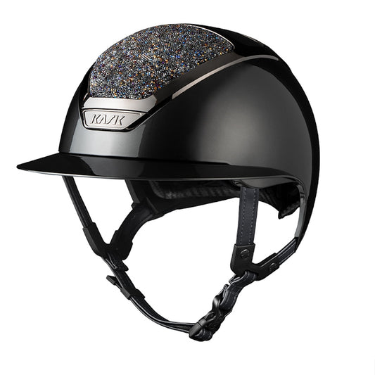 KASK STAR LADY SHINY WITH CRYSTAL MIDNIGHT MIXTURE