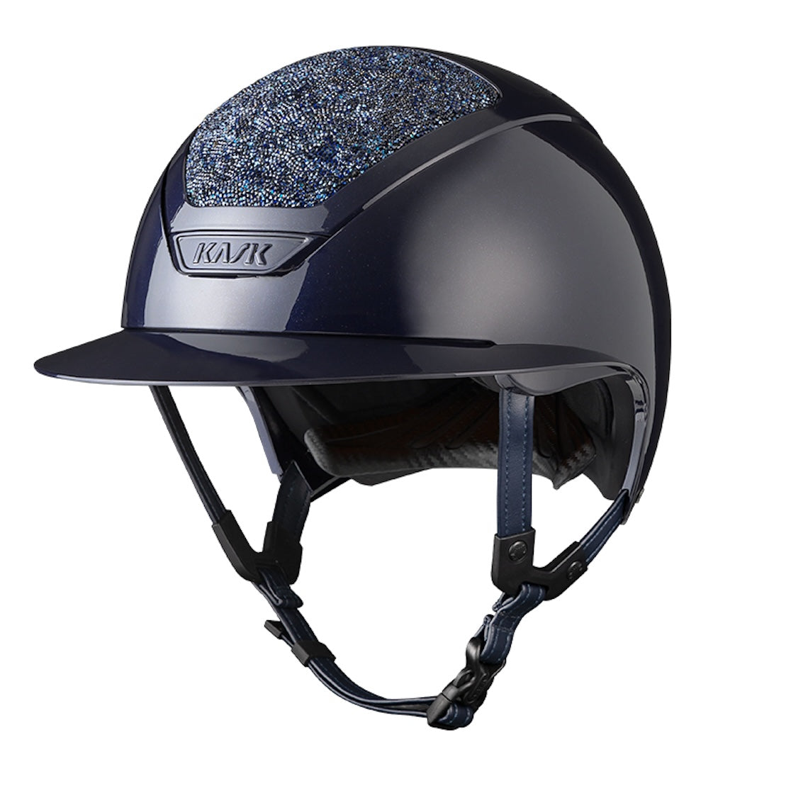 KASK STAR LADY SHINY WITH CRYSTAL MIDNIGHT MIXTURE