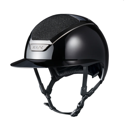 KASK STAR LADY SHINY WITH CRYSTAL CARPET