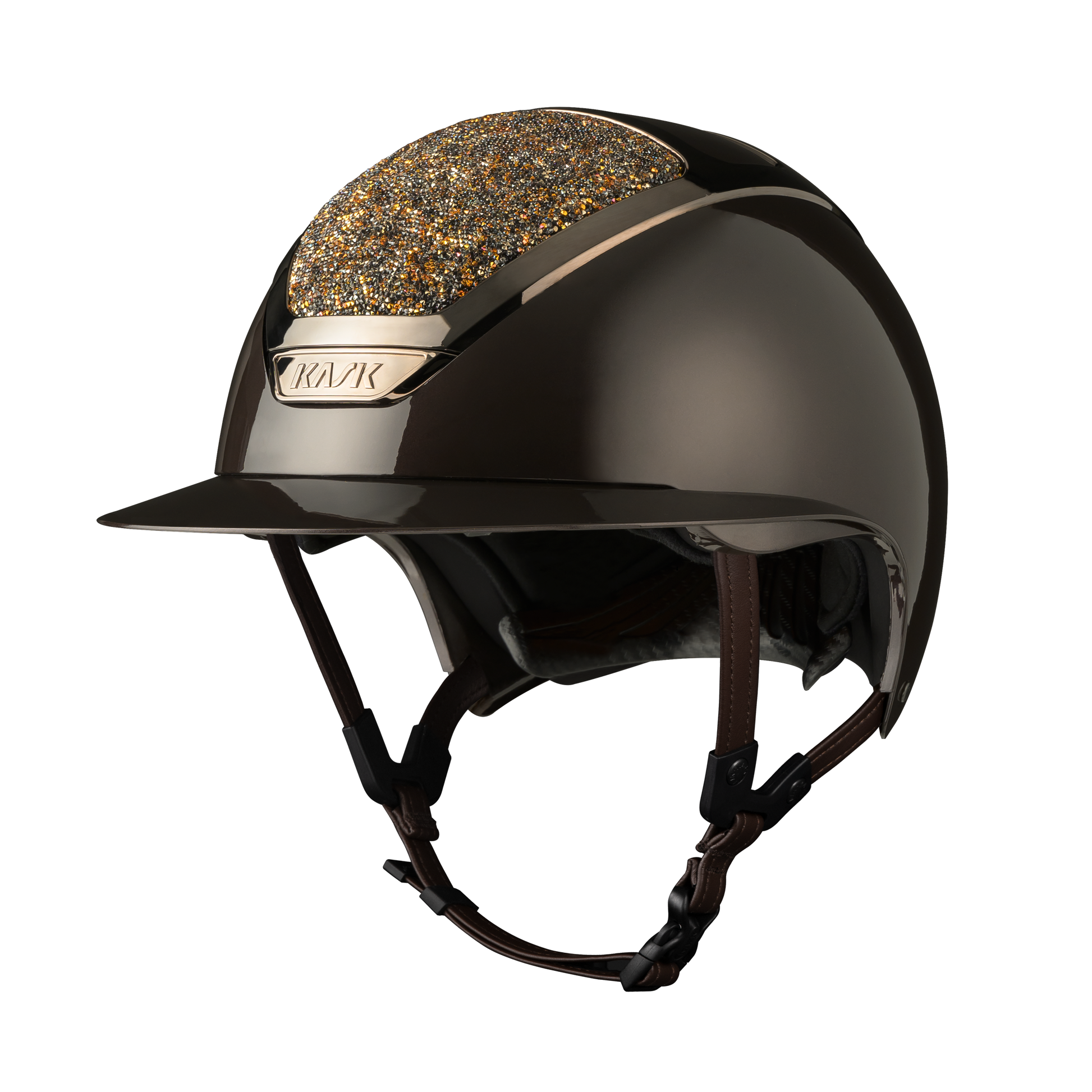 crystal motorcycle helmet KASK STAR LADY SHINY WITH CRYSTAL MIDNIGHT MIXTURE