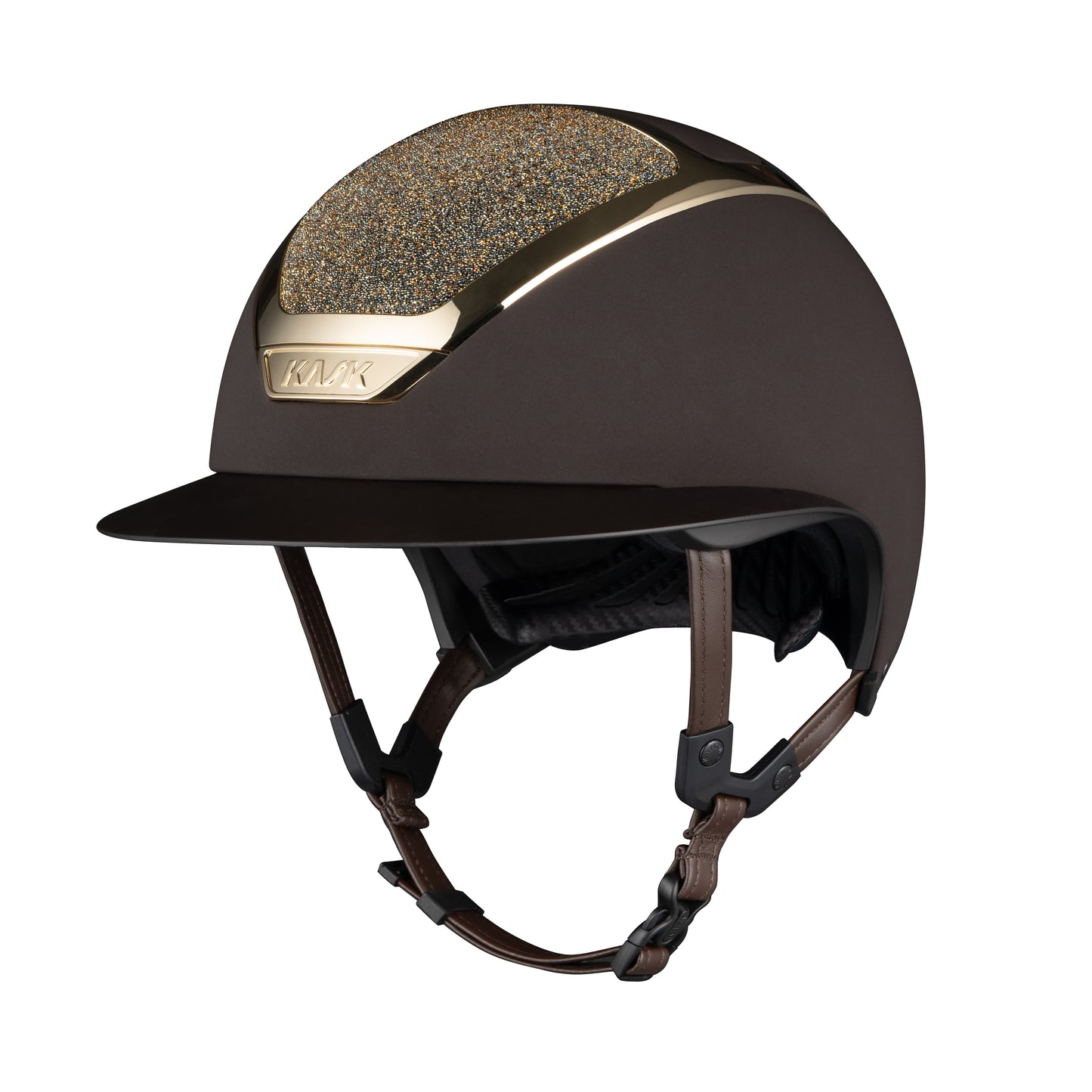 KASK STAR LADY CHROME WITH CRYSTAL CARPET