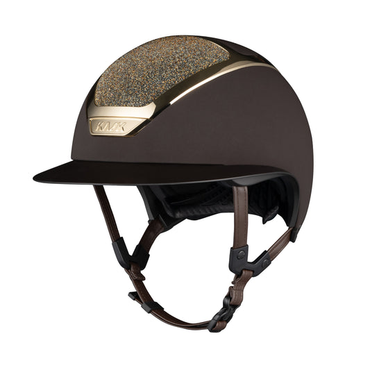KASK STAR LADY CHROME WITH CRYSTAL CARPET