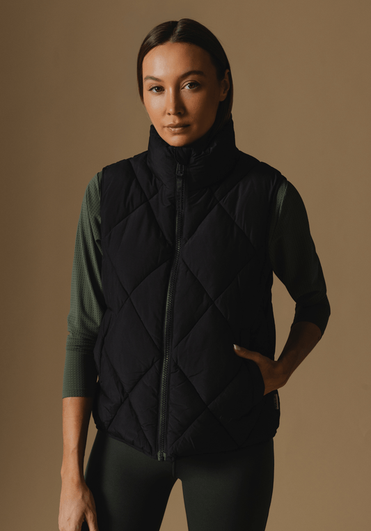 VALA DIAMOND QUILTED VEST