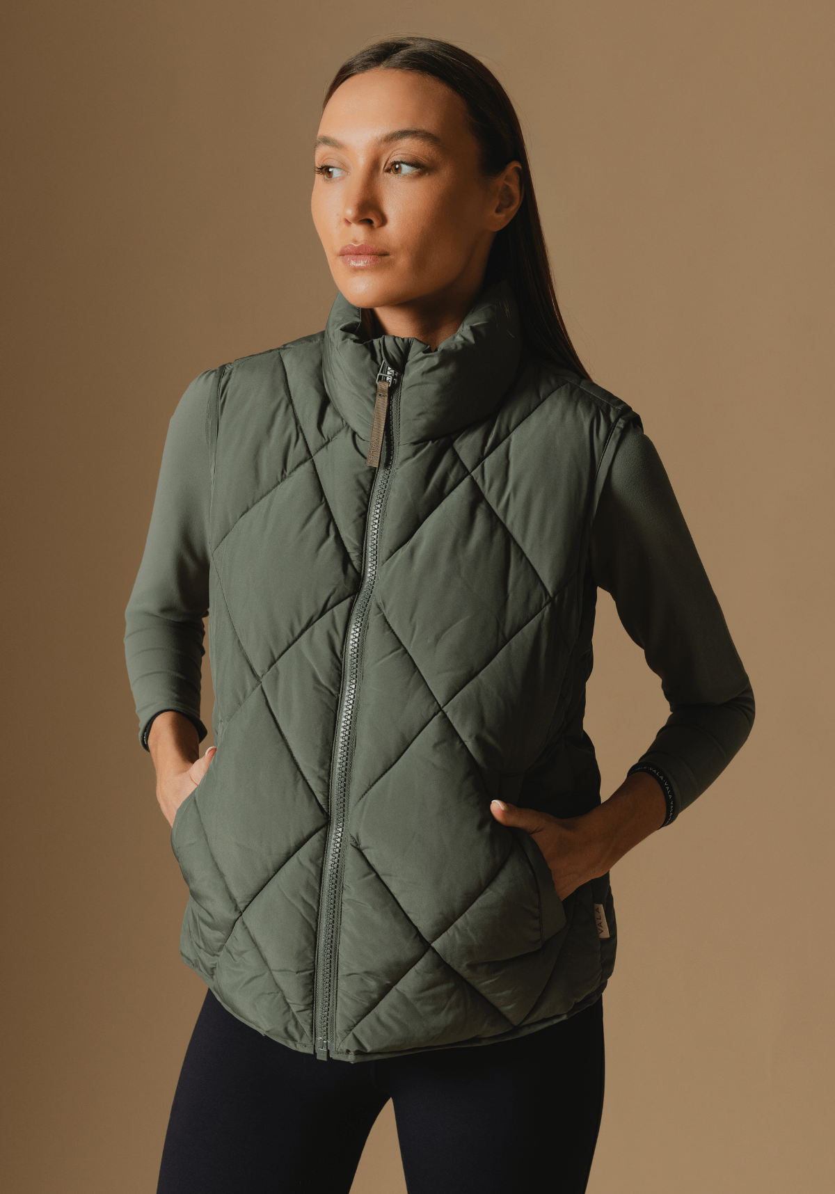 VALA DIAMOND QUILTED VEST