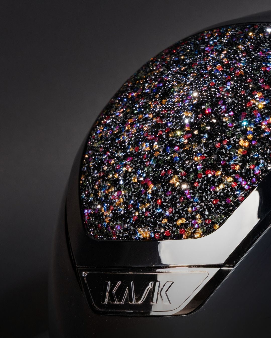 KASK STAR LADY SHINY WITH CRYSTAL MIDNIGHT MIXTURE