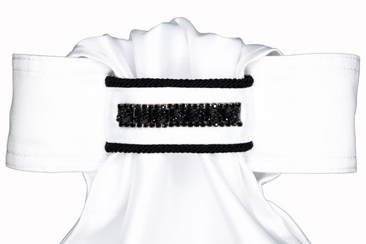 STOCK TIE RIBBON WITH CRYSTAL #15