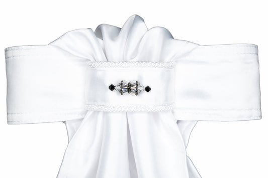 STOCK TIE RIBBON WITH CRYSTAL #39