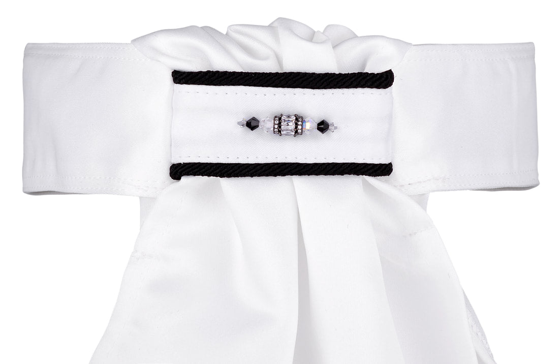 STOCK TIE RIBBON WITH CRYSTAL #27