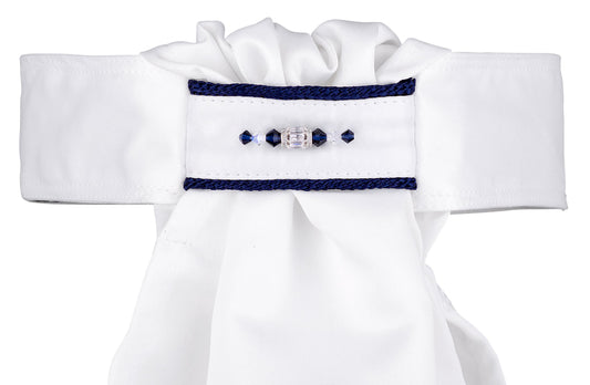 STOCK TIE RIBBON WITH CRYSTAL #28