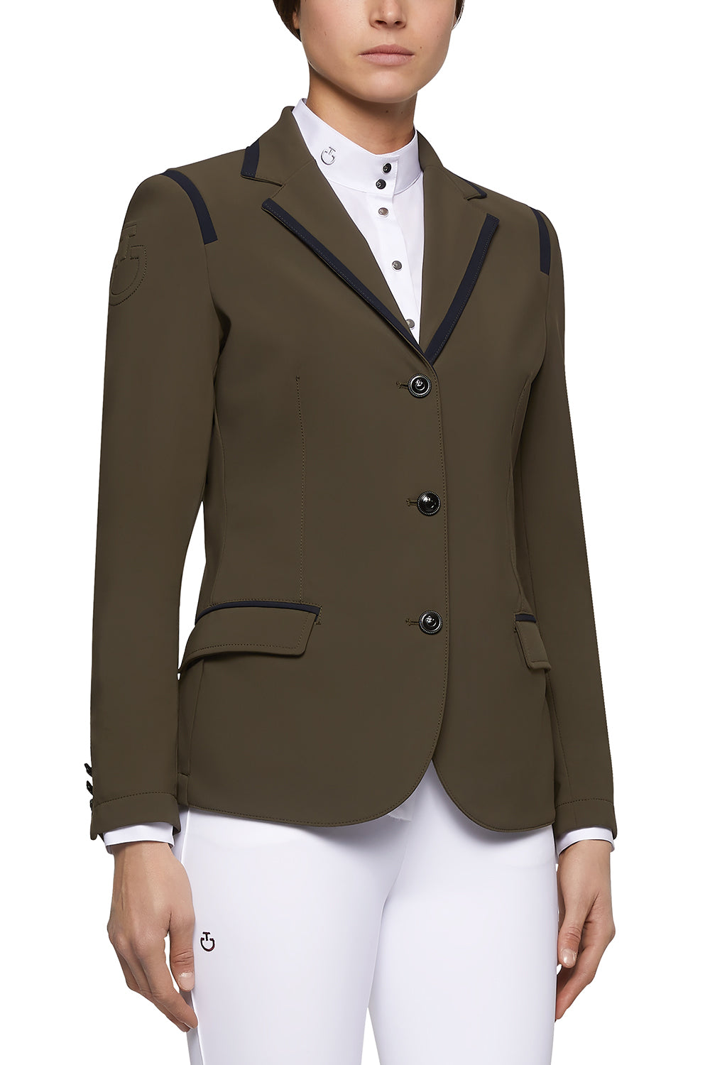 CAVALLERIA TOSCANA SHOW COAT WITH PIPING DETAIL