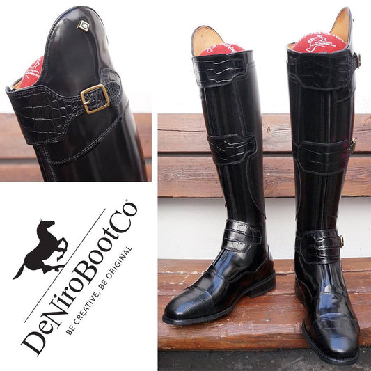DENIRO POLO BOOTS WITH 3 BUCKLES