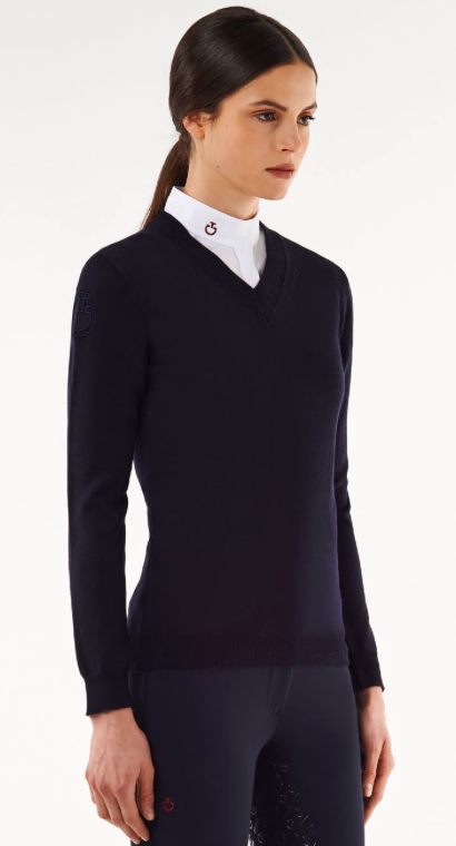 CT V-Neck Wool Sweater