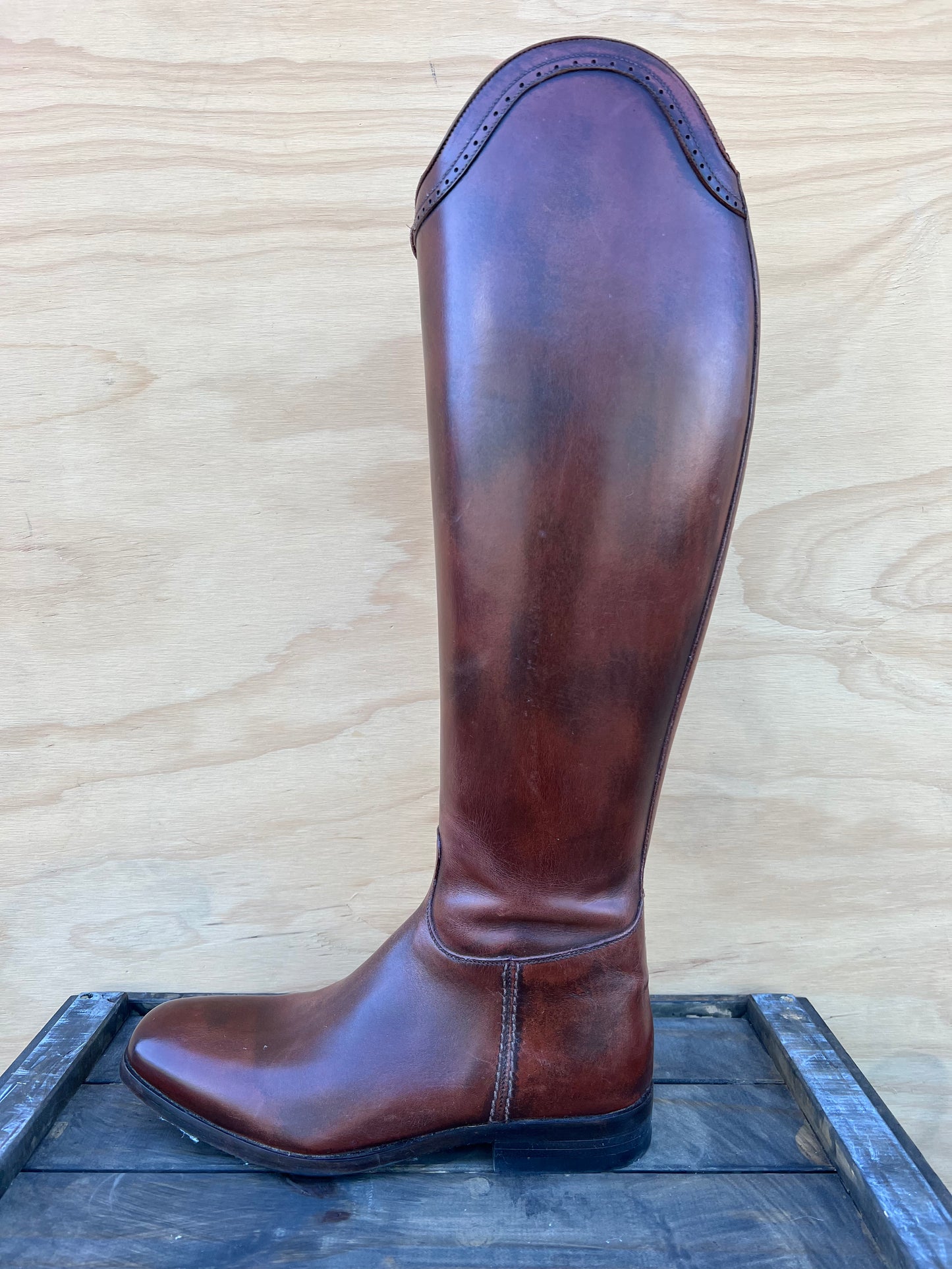 SALE!!! FASCIANI DRESSAGE BOOT ANTIQUE BROWN 38 (39CM/43.5CM)