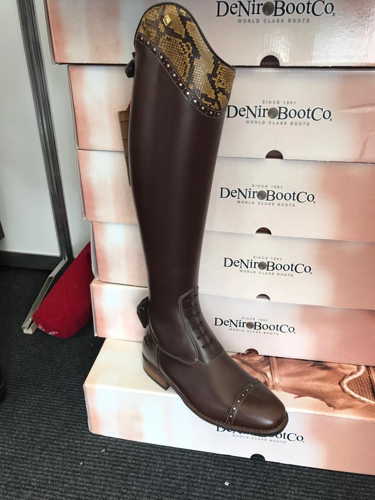 Deniro Boots Snake and Crystal Top