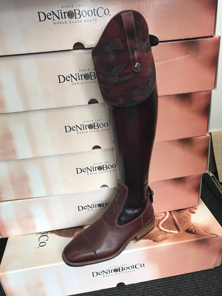 Deniro Boots Burgundy Camouflage