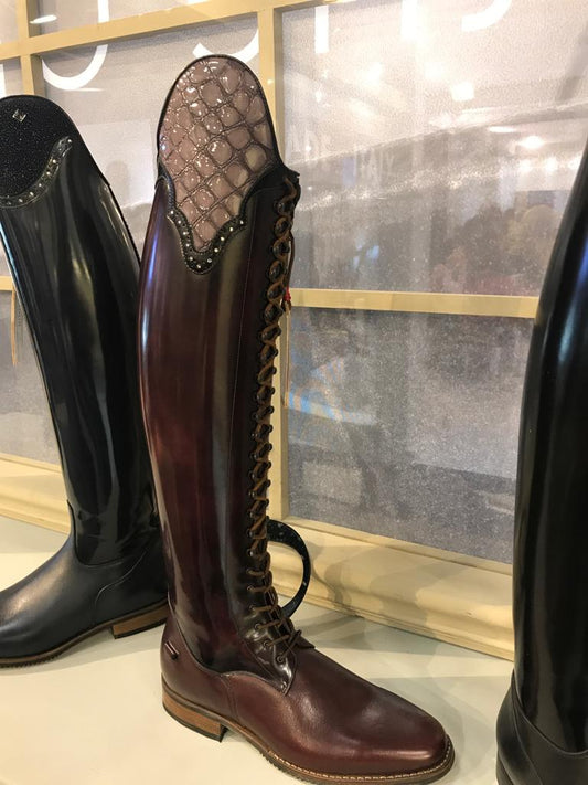 Deniro Dressage Boot With Lace And Custom Top