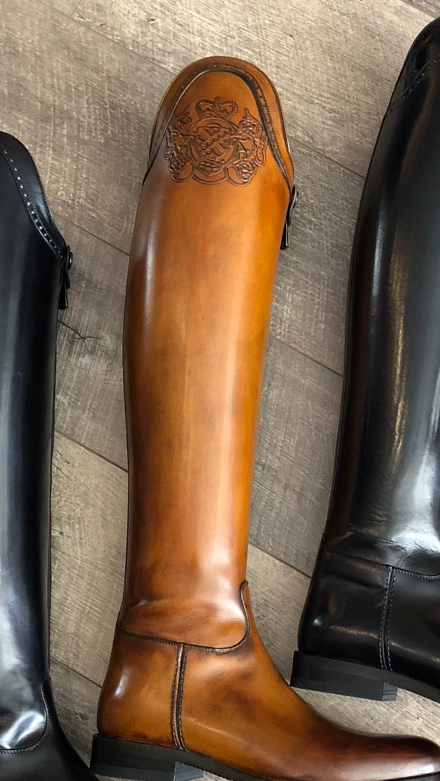 Fasciani Dressage Boot With Logo Top